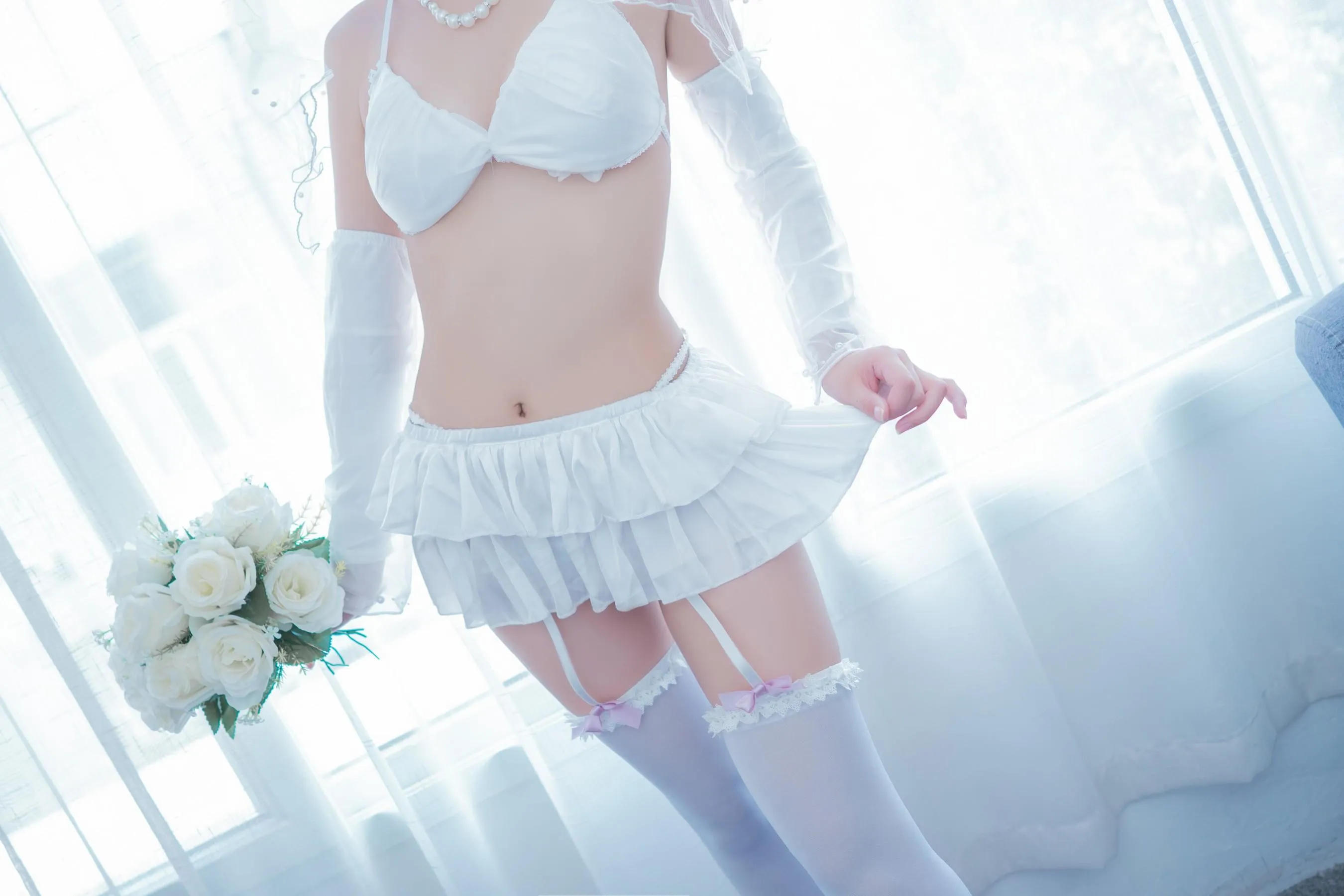 猫君君_MaoJun – NO.22 蕾姆内衣花嫁 [41P]插图3
